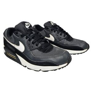 Nike Air Max 90 Mens Size 10 Black White Sneakers Low Top Athletic Shoes